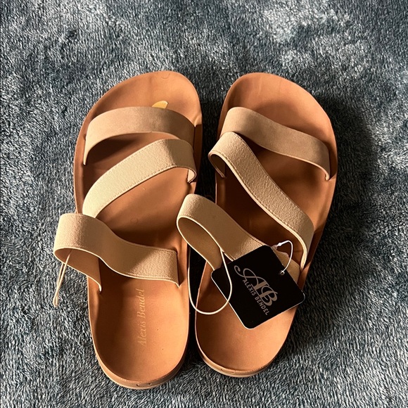 Alex Marie Women's Tan Sandals - Picture 1 of 3